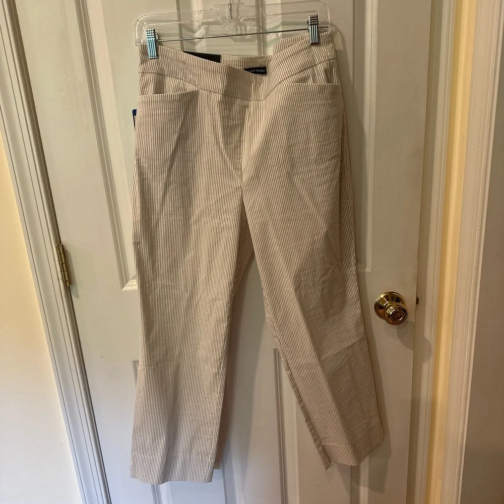Hilary Radley Tan Chinos Classic Straight-Leg - Picture 1 of 3
